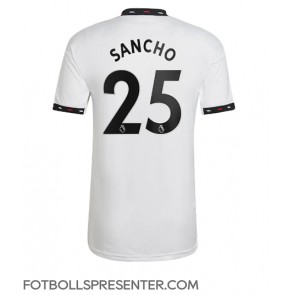 Manchester United Jadon Sancho #25 Borta Matchtröja 2022-23 Kortärmad